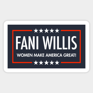 Fani Willis - Women Make America Great (blue) Sticker